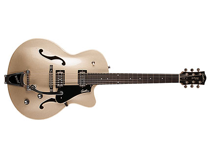 5th Avenue Uptown GT LTD Silver Gold w/Bigsby & TV Jones