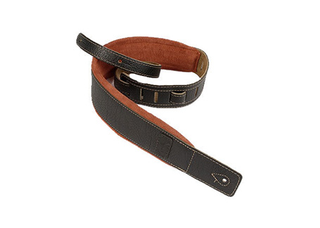 Godin Black Leather/Rust Suede Guitar Strap