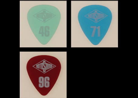 CLASSIC TRANSPARENT PVC GUITAR PICKS (6 per pack)